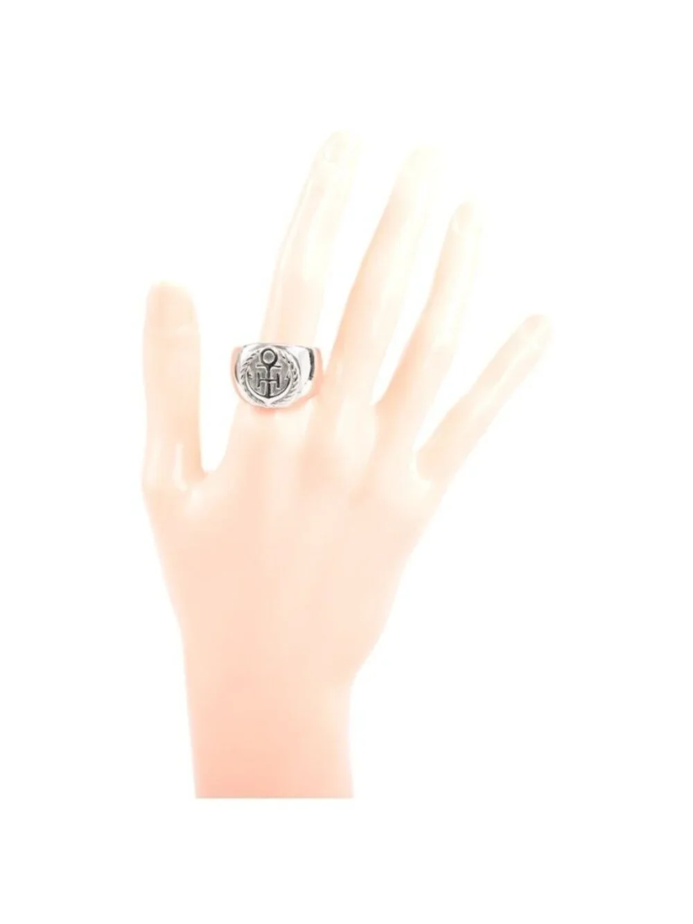 Hermes Ring Anchor Silver